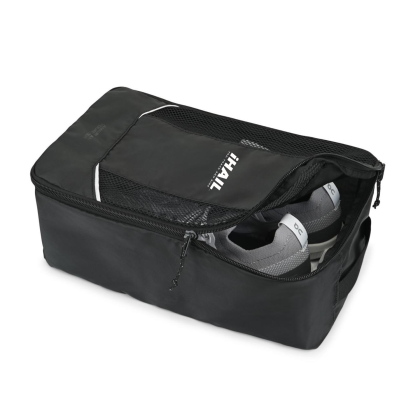Custom American Tourister Zoom Turbo Shoe Bag - Black - In Use Custom American Tourister Zoom Turbo Shoe Bag - Black - In Use