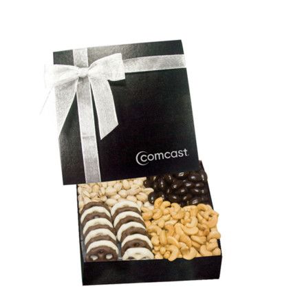 Custom The Chairman Gift Box - Mixed Nuts - Black Custom The Chairman Gift Box - Mixed Nuts - Black