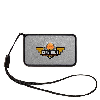 Custom UL 1000mAh NanoCharge Colorful Power Bank - Silver 