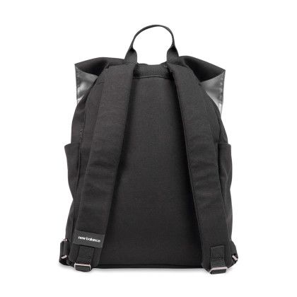 Custom New Balance Canvas Backpack - Black Back View 