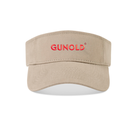 Custom Merrimack Hat Co. Sun & Sport Visor - Khaki - Front View