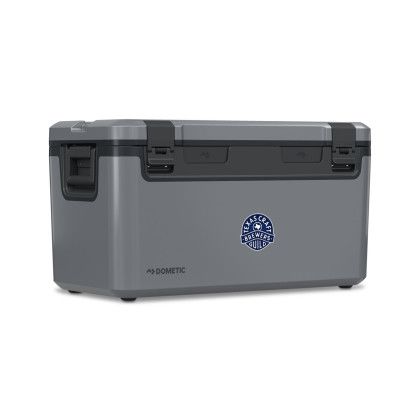 Custom Dometic Recon 69L Cooler - 100 Can - Silt Side View Custom Dometic Recon 69L Cooler - 100 Can - Silt Side View