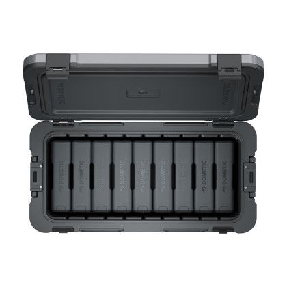 Custom Dometic Recon 69L Cooler - 100 Can - Silt Open View Custom Dometic Recon 69L Cooler - 100 Can - Silt Open View