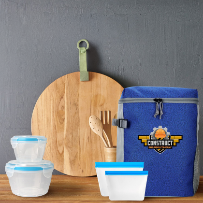 Custom Nested Seal Tight Bagged Speck Cooler - Blue Lifestyle View 