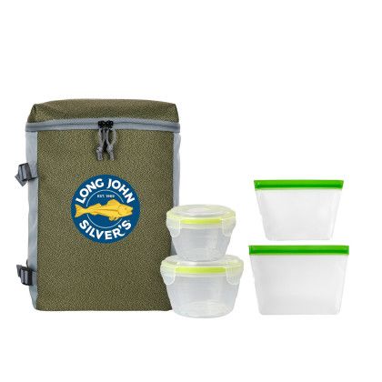 Custom Nested Seal Tight Bagged Speck Cooler - Green 