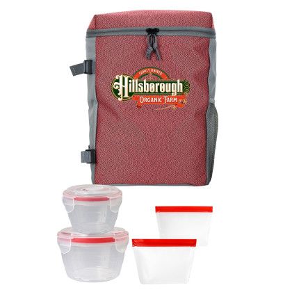 Custom Nested Seal Tight Bagged Speck Cooler - Red 