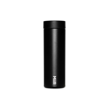 Custom MiiR Vacuum Insulated 360 Traveler - 16 oz - Black Powder Back View 