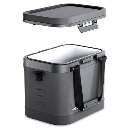 Custom Dometic Recon ZL Welded Cooler - Medium - Silt - Open View