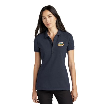 Custom Mercer+Mettle Women's Stretch Heavyweight Pique Polo - Night Navy Custom Mercer+Mettle Women's Stretch Heavyweight Pique Polo - Night Navy