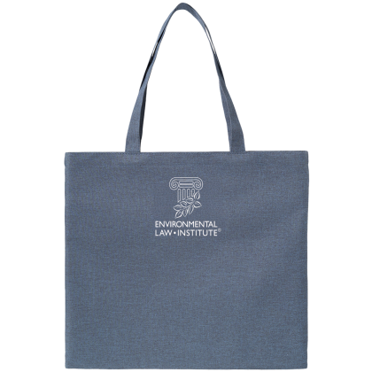 Custom RejuVe Heather Lite Executive Tote Bag - Navy 