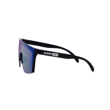 Custom Cobra Sunglasses - Blue/purple Side View 