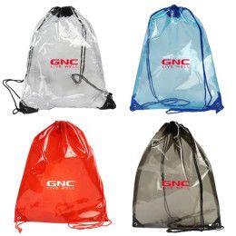 Custom Phoenix Clear Drawstring Backpack - All colors