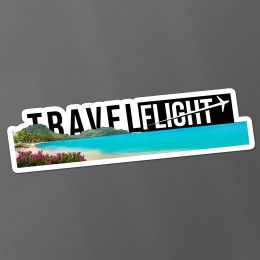 Custom 15" x 3.75" Vinyl Die Cut Sticker 6 mil - White