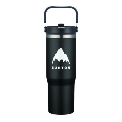 Custom Memphis 30 oz Top Handle Tumbler - Black 