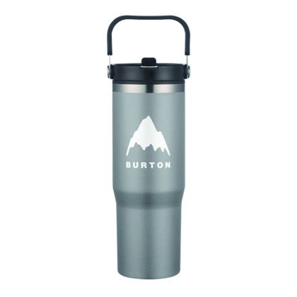 Custom Memphis 30 oz Top Handle Tumbler - Cool Gray 