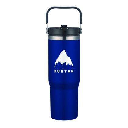 Custom Memphis 30 oz Top Handle Tumbler - Navy 