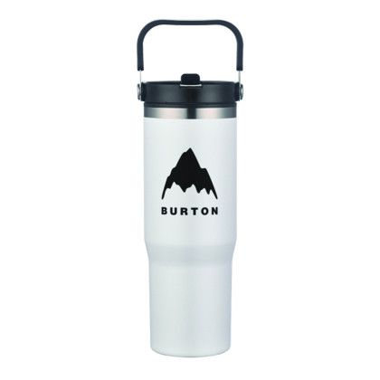 Custom Memphis 30 oz Top Handle Tumbler - White 