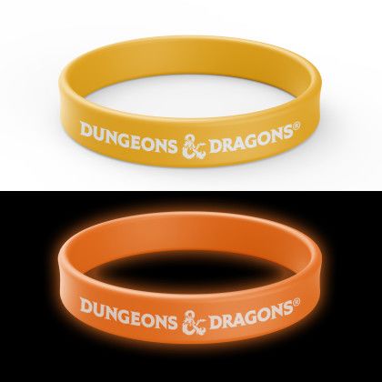 Custom Glow Silicone Bracelet - Orange