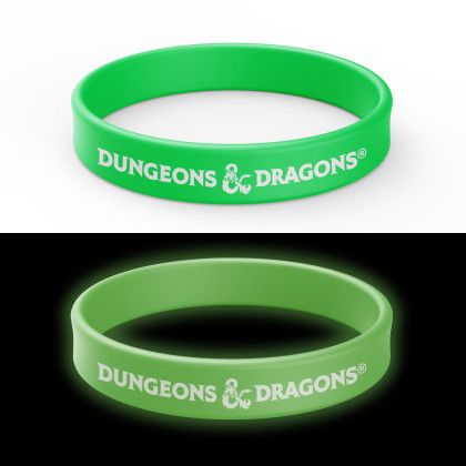 Custom Glow Silicone Bracelet - Green
