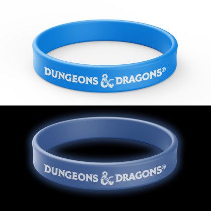 Custom Glow Silicone Bracelet - Blue