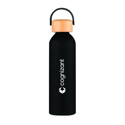 Custom Jackson 24 oz Recycled Aluminum Bottle - Black