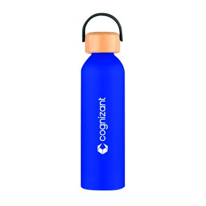 Custom Jackson 24 oz Recycled Aluminum Bottle - Royal Blue 