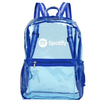 Columbus Clear Backpack - Blue