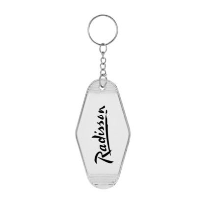 Custom Hotel California Keytag - Clear 