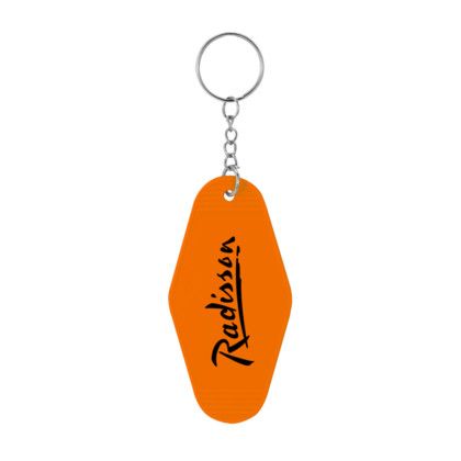 Custom Hotel California Keytag - Orange 