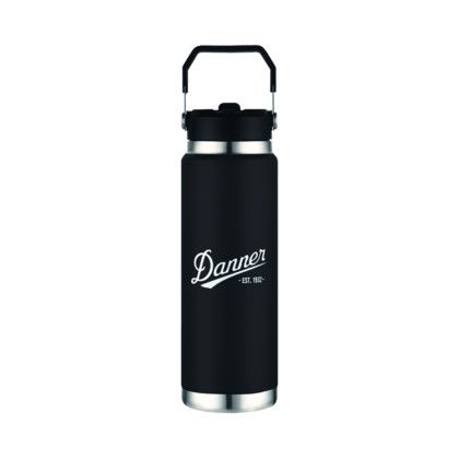 Custom Manchester 30 oz Vacuum Water Bottle - Black 