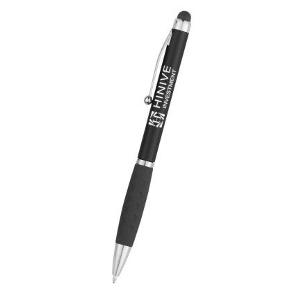Custom Provence Pen with Stylus - Black with black
