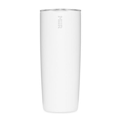 Custom MiiR Vacuum Insulated Tumbler - 24 oz. - White Powder Back view