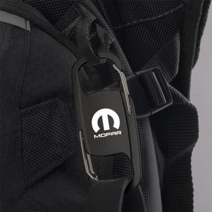 Custom Basecamp Duo-end Carabiner Clip - Black Lifestyle View 