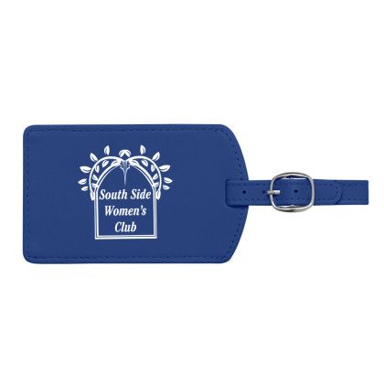 Custom Soft Feel Luggage Tag with Buckle Strap - Royal Blue Custom Soft Feel Luggage Tag with Buckle Strap - Royal Blue