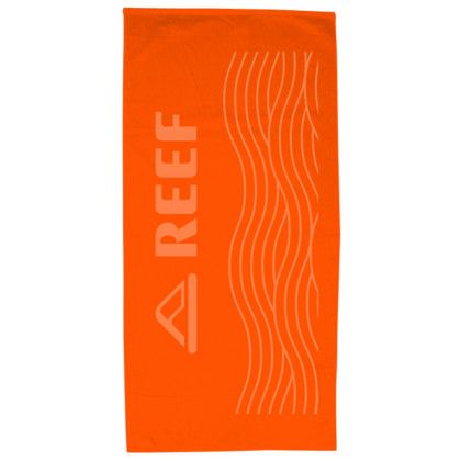 Custom Basic Weight Colored Beach Towel Tone on Tone - Orange 