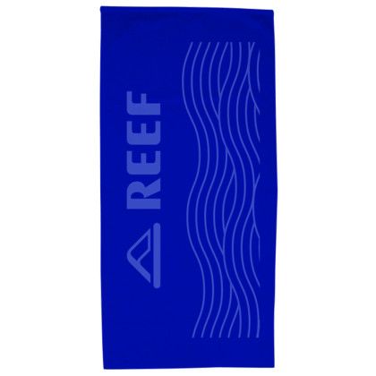 Custom Basic Weight Colored Beach Towel Tone on Tone - Royal Blue 