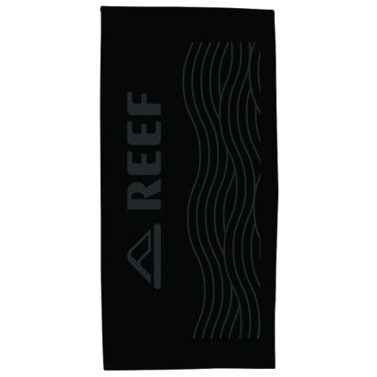 Custom Basic Weight Colored Beach Towel Tone on Tone - Black 