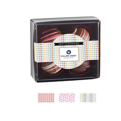 Custom Valentine's Day 4 Piece Decadent Truffle Box