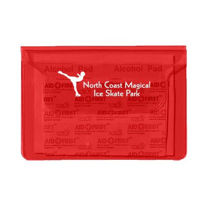 Custom First Aid Pouch - Translucent red