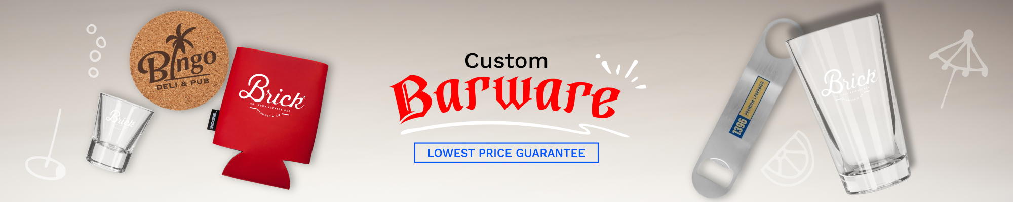 Free Shipping Codes for the Best Custom Barware Accessory Items