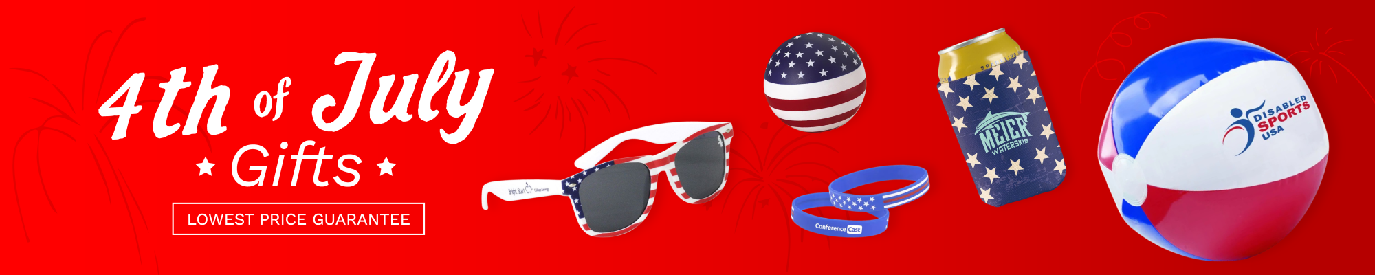 Guaranteed Lowest Prices on Fourth of July Giveaway Items