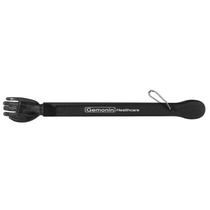 Custom Back Scratcher with Shoe Horn - Black
