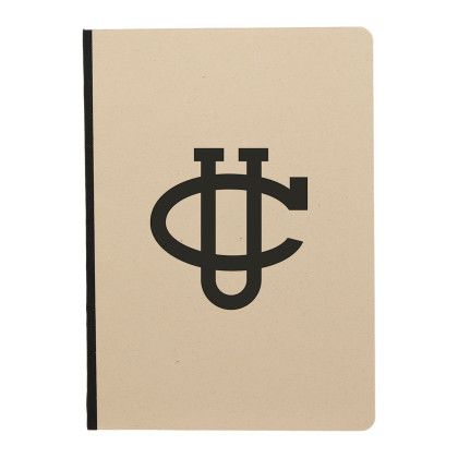 Custom 5" x 7" Sugarcane Paper Meeting Notebook - Black