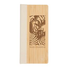 Custom Wellable FSC 100% Bamboo Sticky Note Pad - Natural Custom Wellable FSC 100% Bamboo Sticky Note Pad - Natural