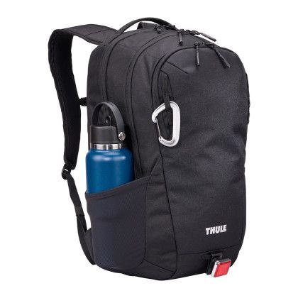 Custom Thule Lumion 28L Recycled 17" Computer Backpack - Black Lifestyle View 