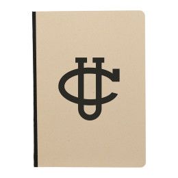 Custom 5" x 7" Sugarcane Paper Meeting Notebook - Black