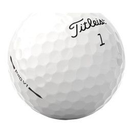 Custom Titleist Pro V1 Golf Balls - 12 Pack - White