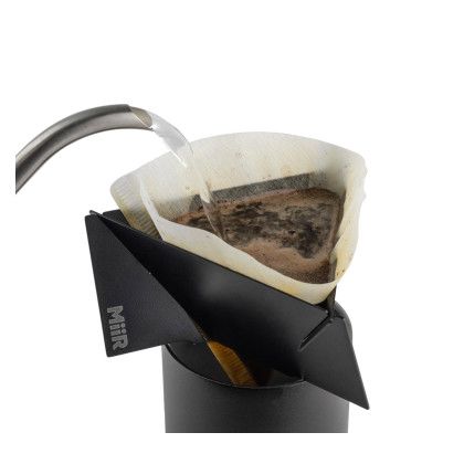 Custom MiiR Pourigami - Black Powder In Use