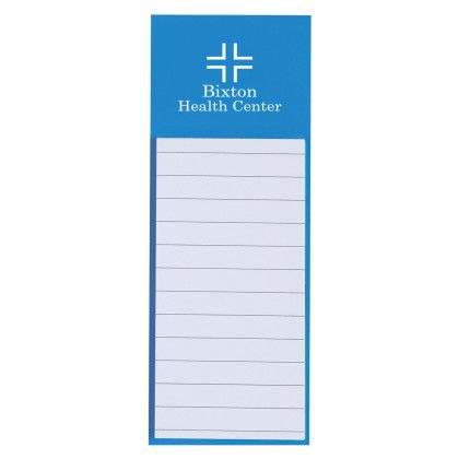 Custom Magnetic Note Pad - Blue