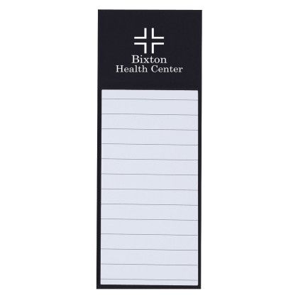 Custom Magnetic Note Pad - Black